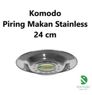 Komodo Piring Makan Stainless 24 cm