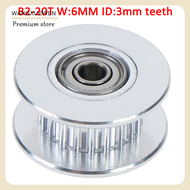 [COD] GT2 idler Timing Pulley BEARING 16T 20T 3/5mm BORE F 6mm Belt Reprap 3D Printer