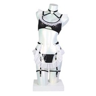 法式女僕情趣內衣套組 黑色