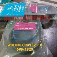 Fan van v belt fan belt 6pk1820 wuling cortez 1.8cc 6pk-1820