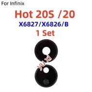 Back Camera Lens For Infinix Hot 20S 20 X6827 X6826 X6826B X6826C NFC Rear Camera Glass Cover Replac