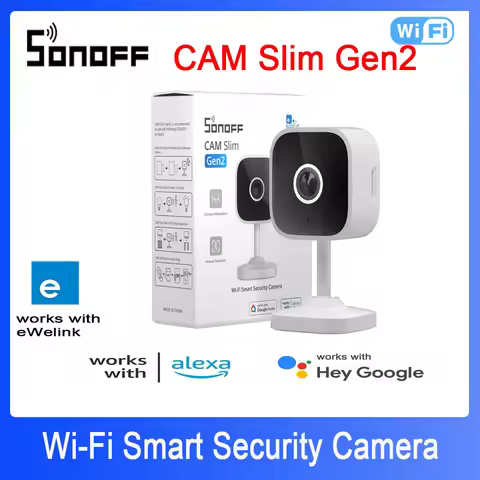 SONOFF CAM Slim Gen2 WiFi Smart Home Security Camera 1080P HD Motion Detection Two-Way Audio eWeLink
