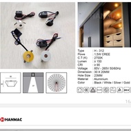 Downlight Mini Spot Light H-312 1.5 Watt warm white-Hamac