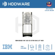 IBM 600GB 15K 12G V2 V3700 SAS 2.5" HDD // 01EJ585 // 01EJ717 // 01EJ864