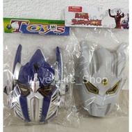 Superhero LED + Music Face Mask / Topeng kanak kanak LED &amp; Muzik / Ultraman &amp; Optimus Prime