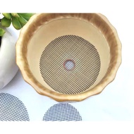 Flowerpot Gasket Gauze Pad Flowerpot Leak-Proof Soil Bottom Breathable Gauze Pad round Plastic Small