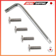 YOURS N-BOX/N-BOX CUSTOM JF5/6 Compatible License Plate Lock Bolts [M6 x 22.2mm] Stainless Steel 4-P