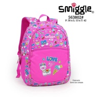 Smiggle vibing classic unicorn love backpack Kids backpack
