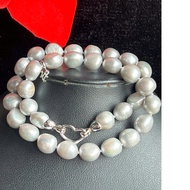 Super large real pearl necklace with beads 11.5 to 13 mm wide 11.5 to 12 mm long 48 cm charm heart l