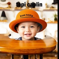 Children's hat bonie caplin/ hat caplin free name border