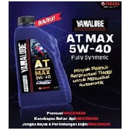 YAMAHALUBE  AT MAX 5W-40 SCOOTER 4T OIL MINYAK HITAM 1 LITTER 100% ORIGINAL  2025 - FULLY SYN