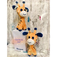 [Novalac] Novamil Cute Giraffe Soft Toy - Approx. 20cm (S) Tall / Soft Material / Friendly Animal / Sleeping Companion