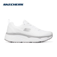 Skechers สเก็ตเชอร์ส รองเท้า ผู้หญิง Work Max Cushioning Elite Sr Shoes - 108016-WHT