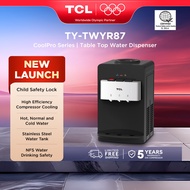 TCL Table Top Water Dispenser TY-TWYR87 Fast Cooling Water -6 C,,Hot water ≥90 C Hot Cold Normal Wat