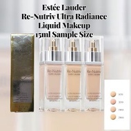 雅詩蘭黛白金粉底液 Estée Lauder Re-Nutriv Ultra Radiance Liquid Makeup 15ml Sample Size #1C0 #2C0 #1W0 #2W0