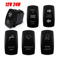 12V 24V Truck SPST Switch Carling Waterproof 5Pin ON OFF/ 7Pin (ON) OFF (ON) Marine Switch Car Boat 