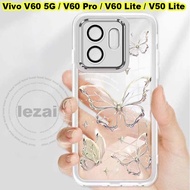 Casing Vivo V60 V 60 Pro V50 V60 Lite 5G Casing Soft Shockproof Clear Luxury Back Cover
