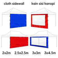 Canopy Sidewall Kain Sisi Kanopi Kain Tepi Kanopi Canopy Side wall Canopy Side Cloth Tent Side Canvas Kanvas Tepi Kanopi SIDEWALL CLOTH ONLY KAIN SISI SAHAJA