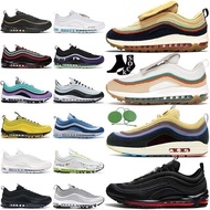 NK Air Max 97 Classic Air Cushion Shock Absorption Racing Running Shoes Fashion Wear-Resistant Sport