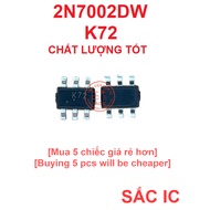 [TRAY 2] 2N7002DW K72 Dual Mofet - Original NEW