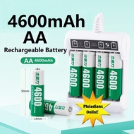 HOMIEE AA 3800mAh AAA 1800mAh 1.2V Rechargeable Battery Acess Pengecas Bateri