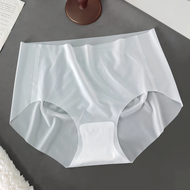 Celana Dalam Wanita Ultra Tipis Sutra Es Anti Pengap Semi Transparan Mulus Lembut
