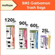 [Hot Sale] BMS Garbamon Heavy Duty Degradable Lemongrass Scented Big Trash Bags 25L/60L/ 90L/120L