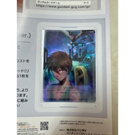 Gundam Card Game TCG RP-001 Resource Card Japanese (Heero Yuy & Wing Gundam Ver.)