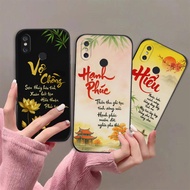 Xiaomi Mi8 / Mi 8 SE / Mi 8 Lite case with calligraphy meaning peace of mind, fortune, parents
