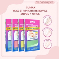 🇲🇾Sumax Wax Strip Hair Removal Wax StripsWax Paper Hair Remover Sticker Sumax Mini Wax Strip 方便除毛贴 祛