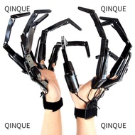 QINJUE 1PC Halloween Articulated Finger, Scarry Fake Fingers Skeleton Hands Finger Glove, Hand Model