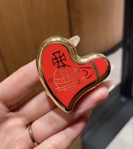 (有現貨！不用提問🙏🏻) 2026春夏 限量版 日版 Vivienne Westwood LIGHTER 金紅色 愛心 心型 心心 土星 打火機 (保証正貨及全新) 附原裝盒 香港專櫃價1780
