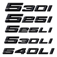 3D Car Tail Trunk Letter car sticker 525i 530i 540Li Emblem Sticker For BMW 5 Series E60 E61 F07 F10