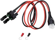 ECSiNG 6 Pin Power Plug 30A DC Power Cable 1m/3.3ft Car Radio Power Cable Compatible with Kenwood TS