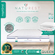 💖🔥( Free Delivery ) Naptural - NatuRest ( Single/S. Single/Queen/King Mattress / Tilam )(10 Inch) Direct From Factory