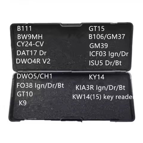 Car repair tool lishi tool SIP22 B111 BW9MH CY24 DAT17 DWO4R DWO5 FO38 GT10 GT15 GM37 GM39 GM45 HU43