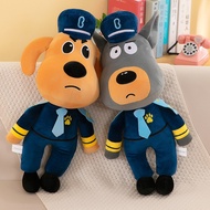 Sheriff Labrador Plush Toy | Cartoon Doberman LOMBARD Sheriff Doll | Cute Funny Animation Merchandis