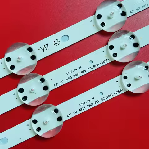 New TV's For LG 43UJ6600 43UJ6600-ND 43UJ670V Backlight Strips Band Rulers 43" V17 ART3 2867 Rev0.3 