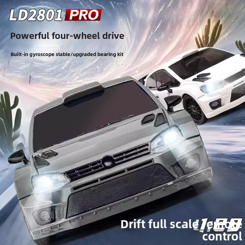 For LD2801 Pro RC Car Built in Gyroscope Full Scale 1:28 Compact Drift Racing Boy and Man Gift