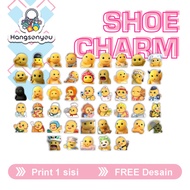 NamePop Charm - CUSTOM ACRYLIC - NAILONG V.02 CHARACTER SERIES - Letters & Initial Sandal Pins