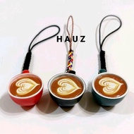 GANTUNGAN Phone Charm Korean Coffee Keychain Coffee Lover