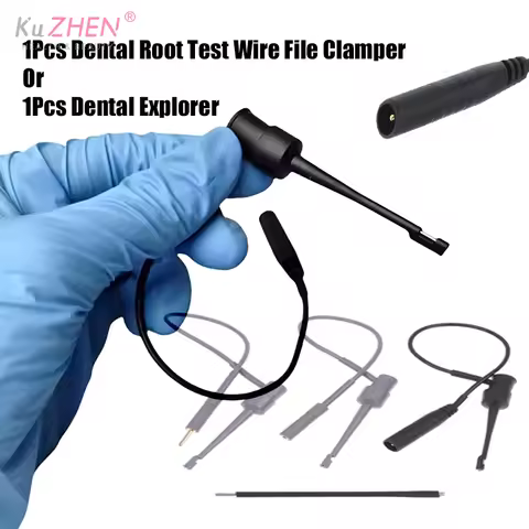 Dental Explorer Dental Apex Root Locator Test Wire File Clamper Endo Treatment Measuring Accessories