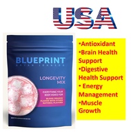 Blueprint Bryan Johnson Longevity Mix - ผงชงดื่มเสริมสร้าง และ ฟื้นฟู กล้ามเนื้อ รสส้ม - Muscle Buil