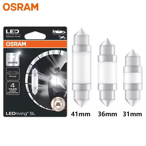 OSRAM LED Festoon 31mm 36mm 41mm C5W Fest LEDriving SL Advance Car 6000K White Light Lamp Interior D
