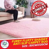 Fluffy Soft Carpet Shaggy 80x120cm +/- /Carpet Bulu Lembut/Tatamy Fluffy Carpet Soft Shaggy Rug
