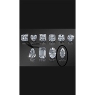 Moissanite diamond marquise shape rare item color D vvs1 engagement wedding gold ring