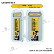 Cường Lực IP 15 PRO MAX Tự Dán Hút Bụi Chống Nhìn Trộm CHÍNH HÃNG KINGKONG WEKOME Đủ Mã: 15 14 13 12