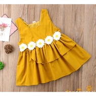 Baju raya baby girl 2023 warna kuning