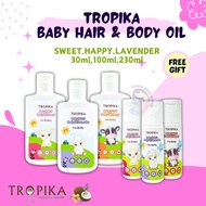 TROPIKA BABY HAIR & BODY OIL | BABY OIL TROPIKA | MINYAK RAMBUT BAYI TROPIKA | MINYAK BABY