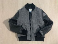 Golden bear 羊毛 棒球外套 Harris tweed